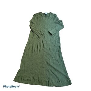 MKRM 3/4 sleeve ribbed green dress size small